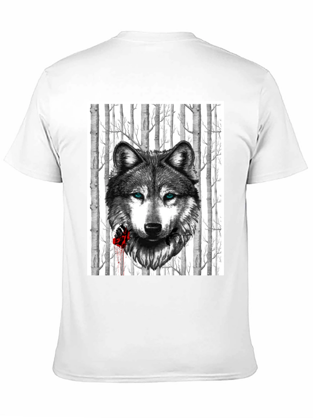 Wolf & Rose Graphic Tee - Mens Black T-Shirt