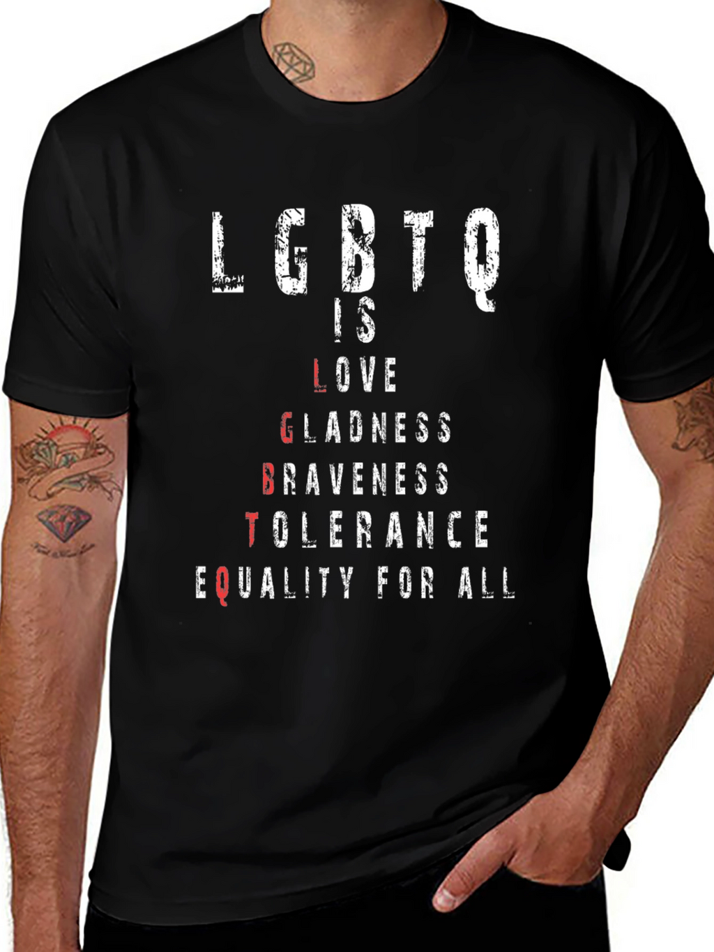 LGBTQ Love Equality T-Shirt - Pride & Support