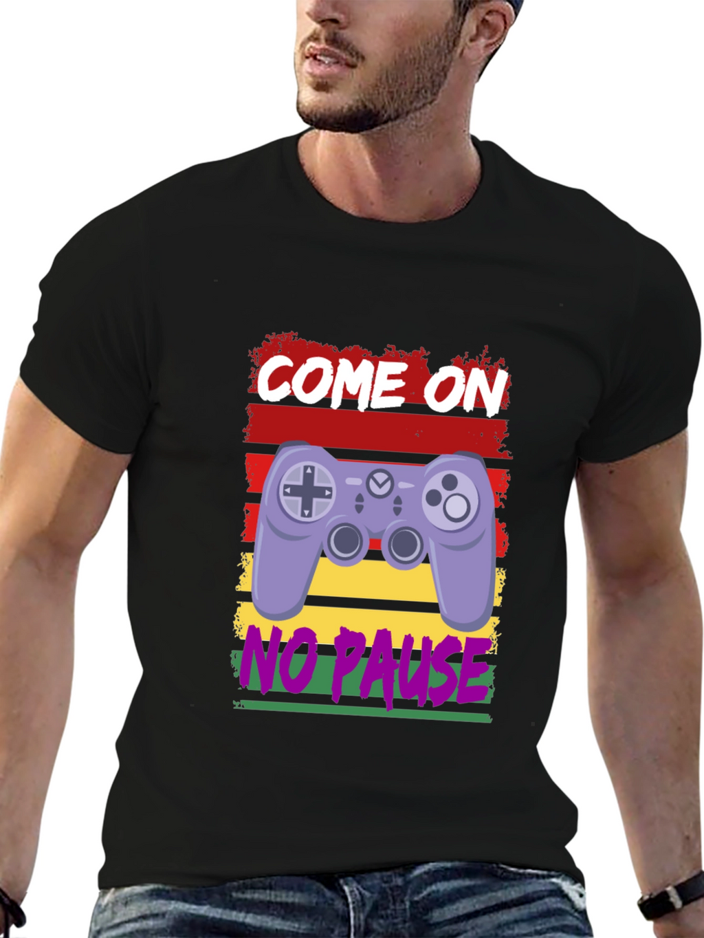 Come On No Pause Gamer T-Shirt