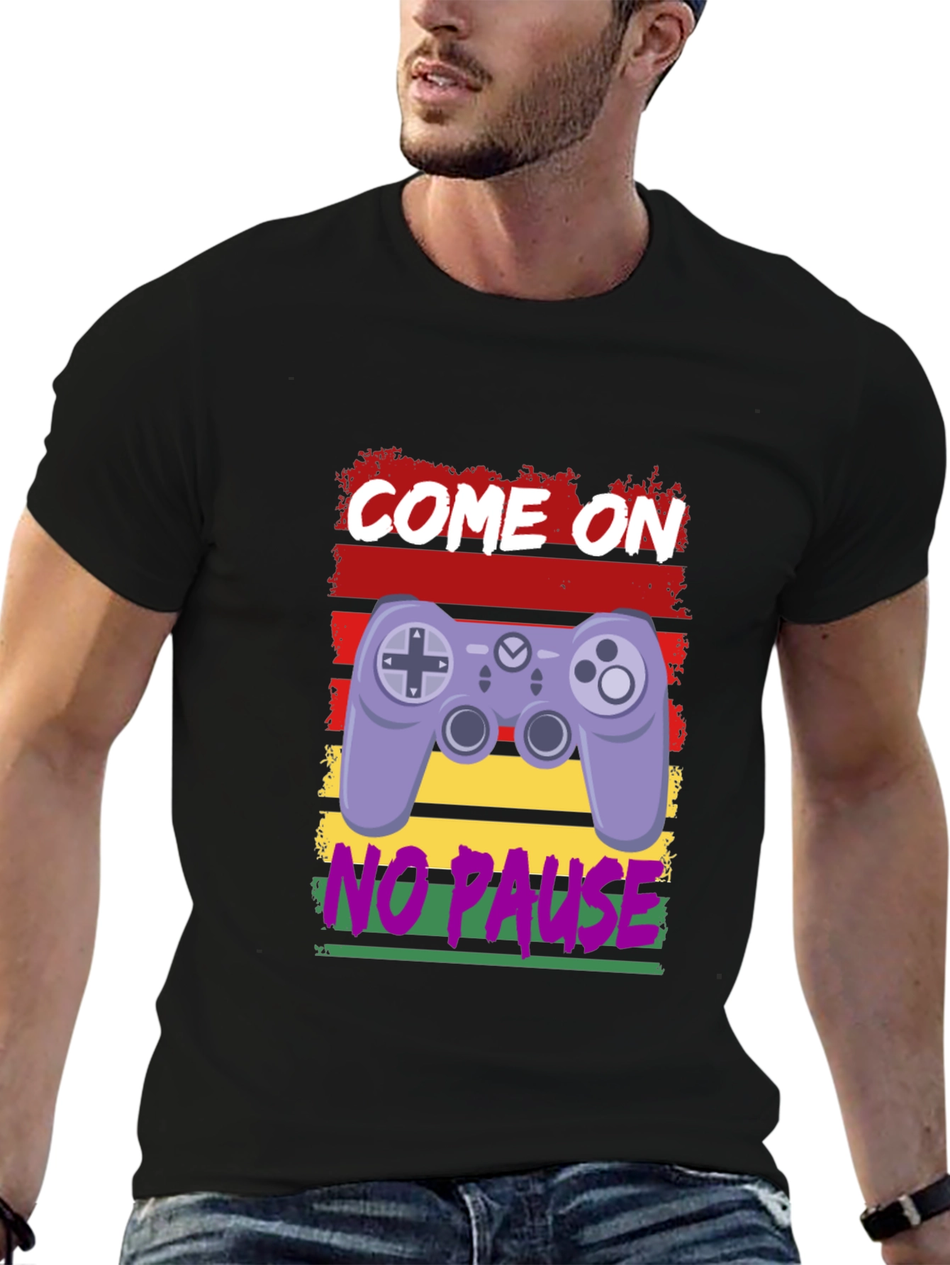 Come On No Pause Gamer T-Shirt