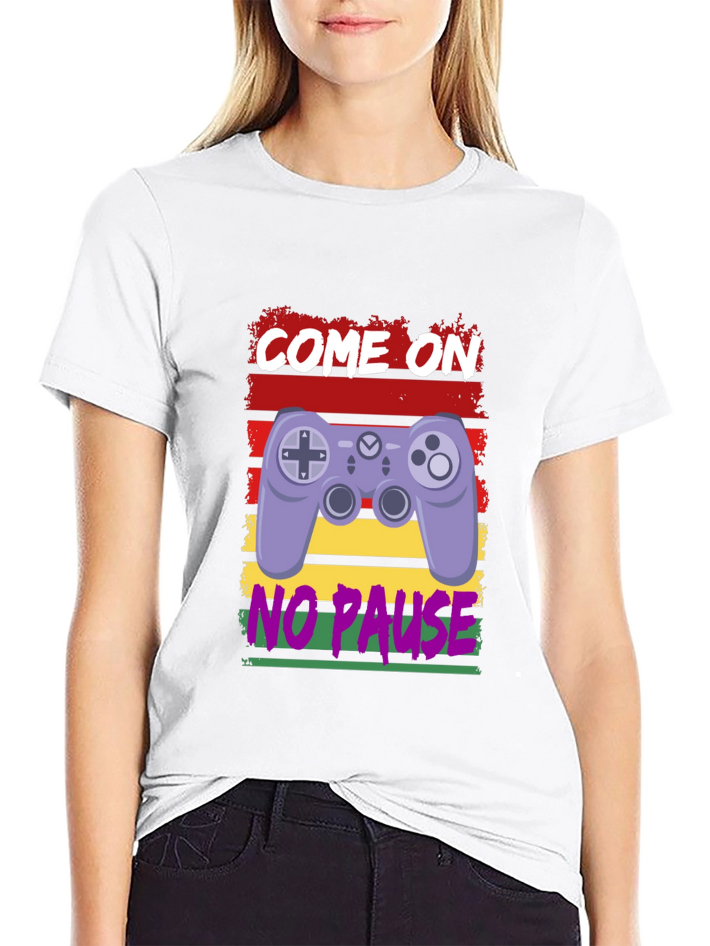 Come On No Pause Gamer T-Shirt