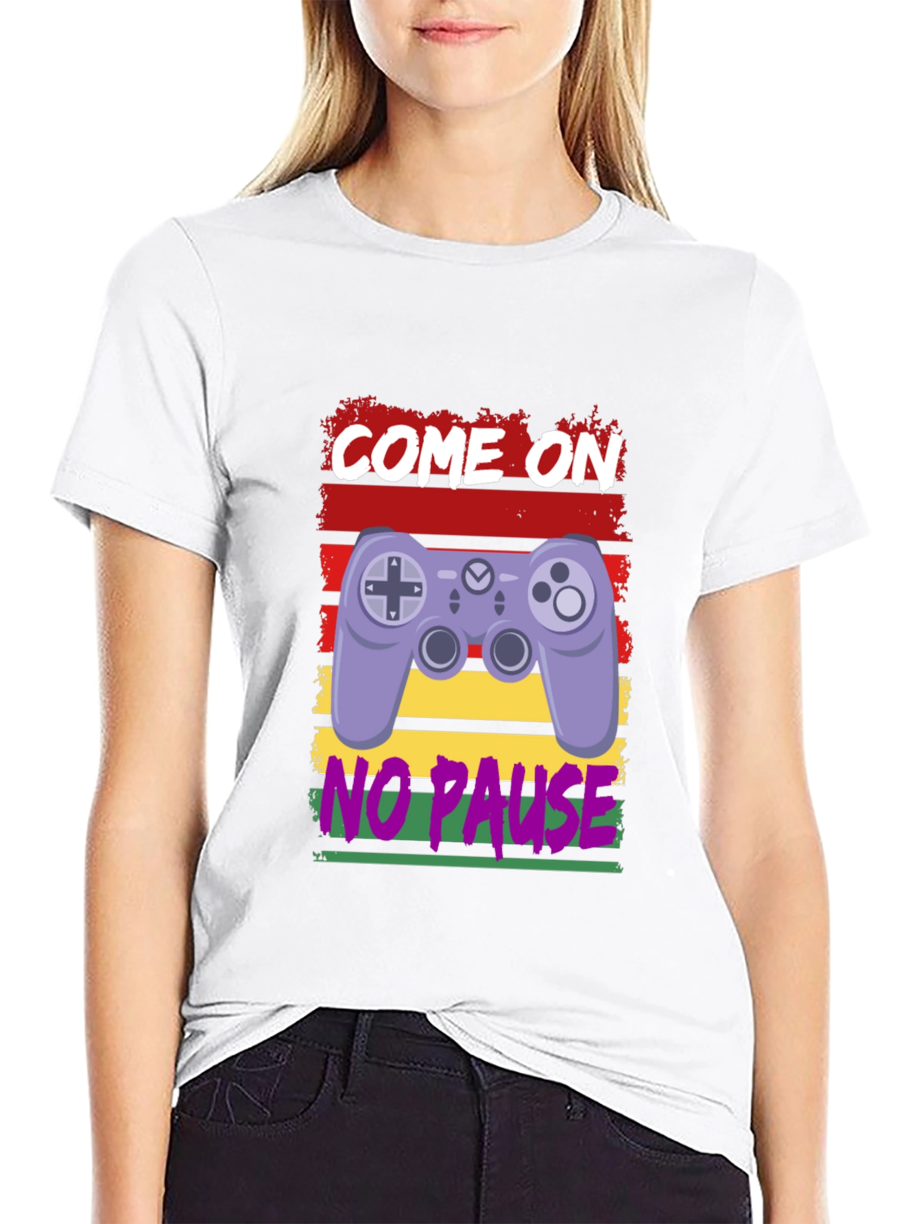 Come On No Pause Gamer T-Shirt