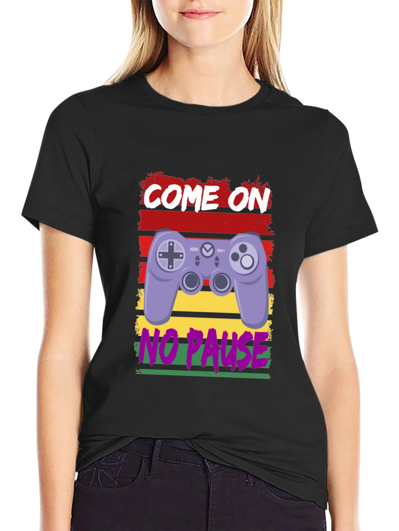 Come On No Pause Gamer T-Shirt
