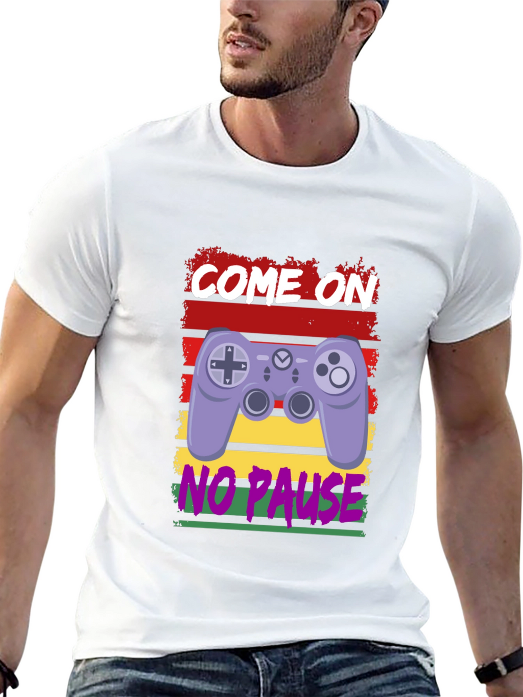 Come On No Pause Gamer T-Shirt