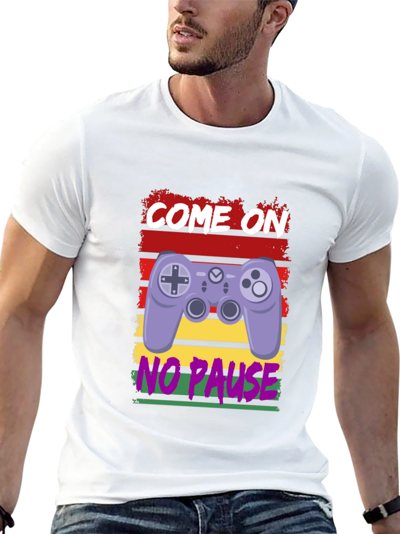 Come On No Pause Gamer T-Shirt