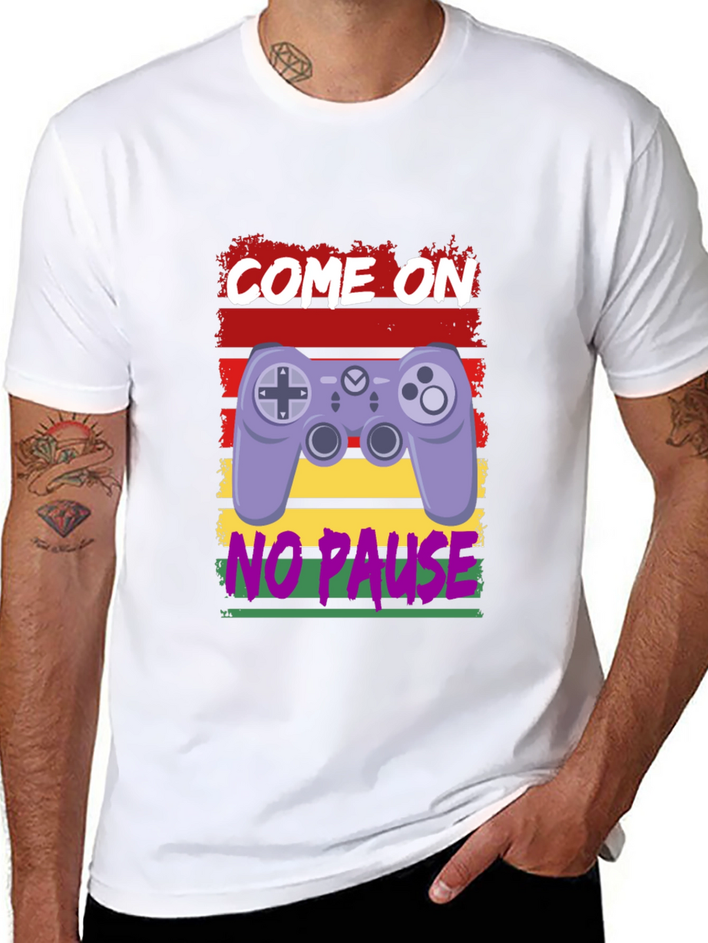 Come On No Pause Gamer T-Shirt