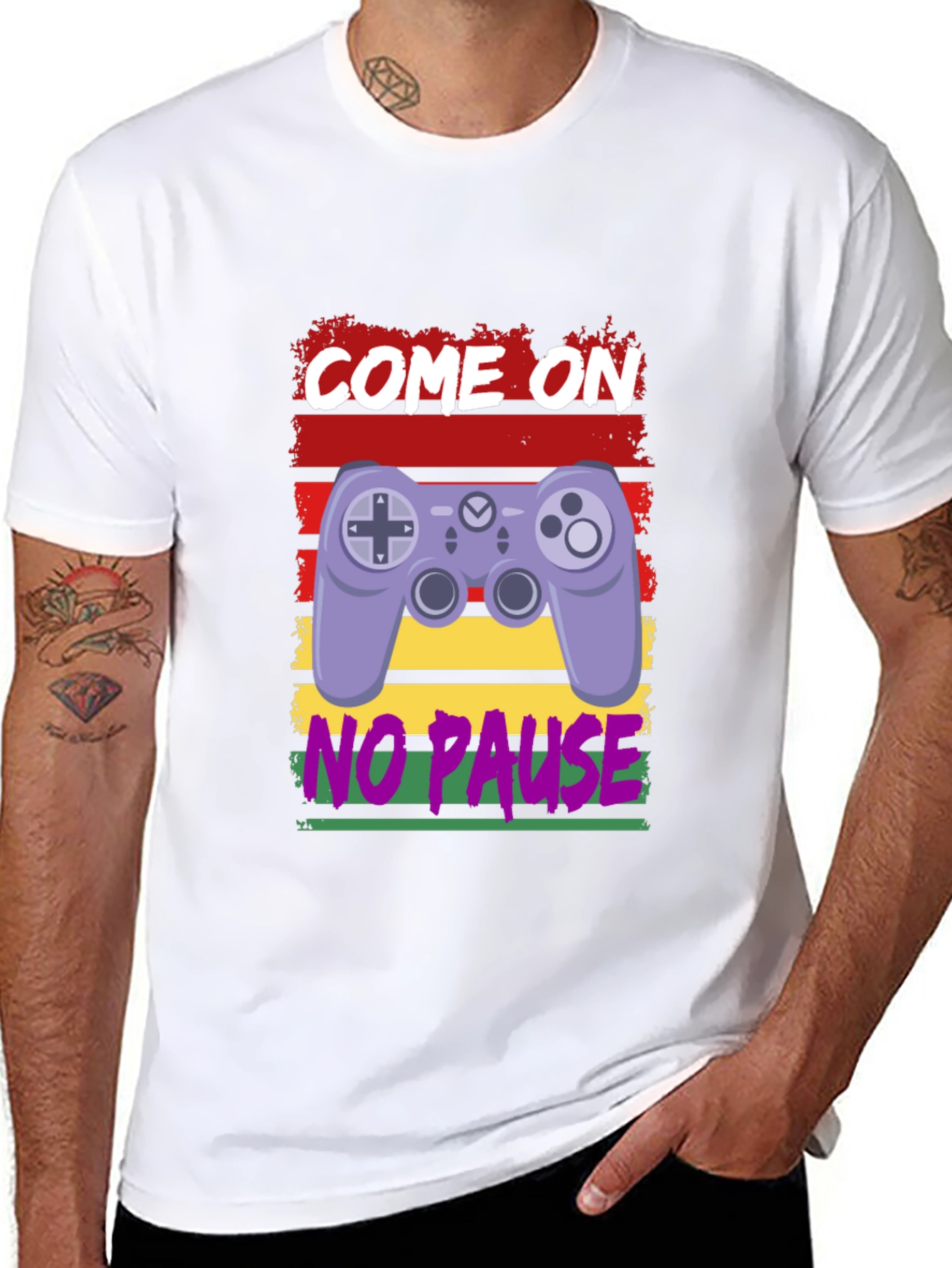 Come On No Pause Gamer T-Shirt