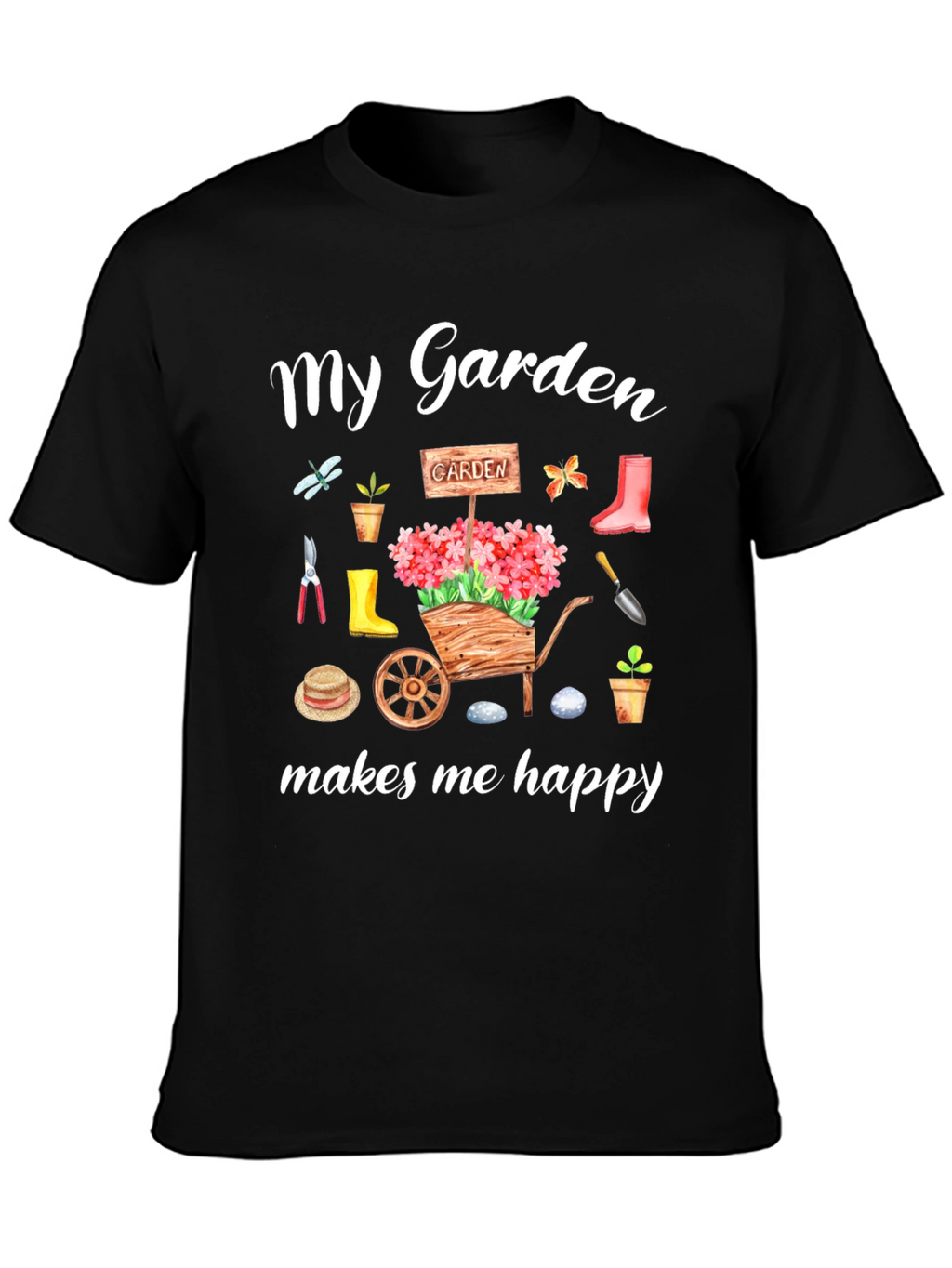 My Garden Makes Me Happy Graphic Tee