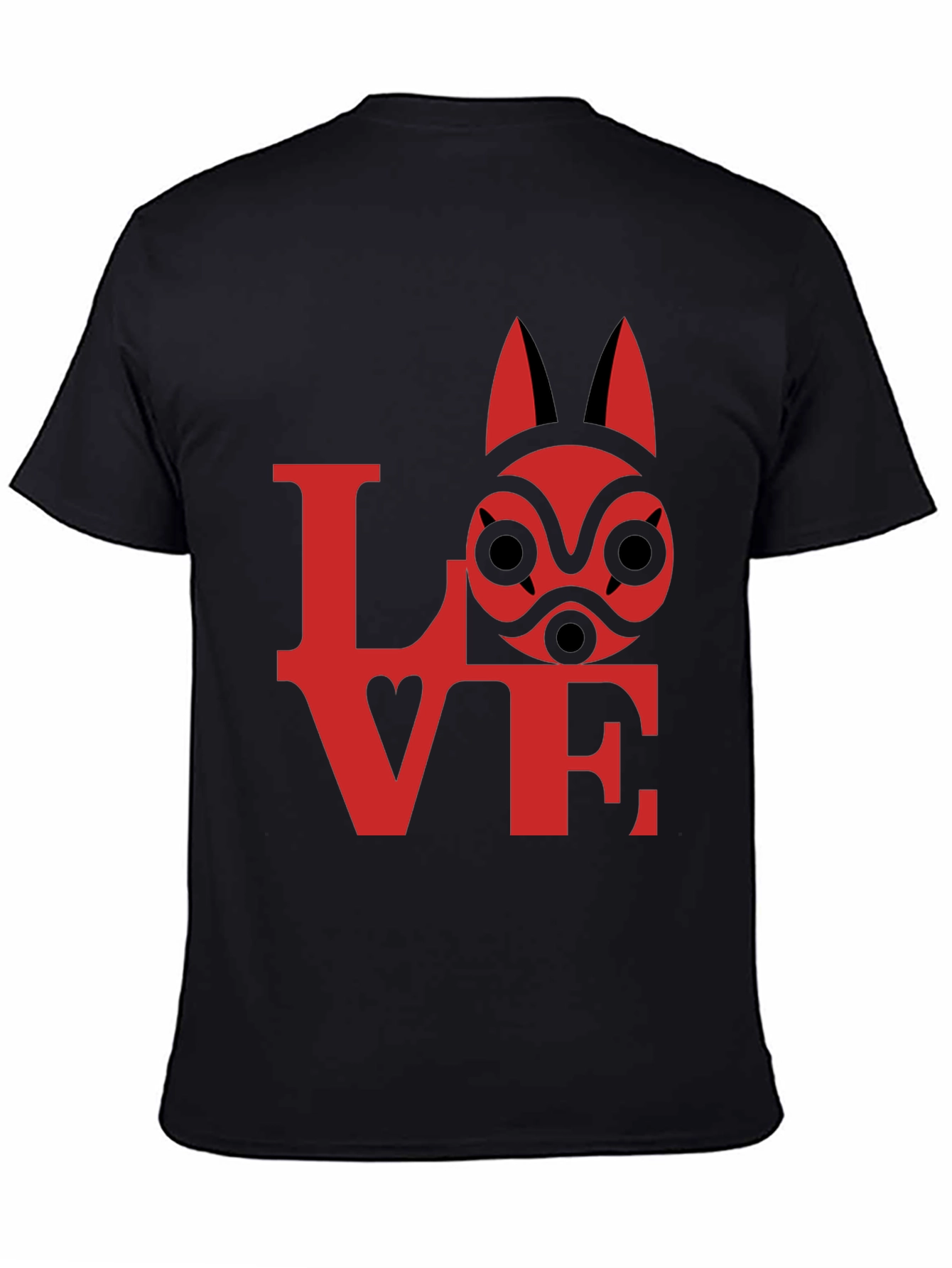 Anime LOVE T-Shirt - Princess Mononoke Style