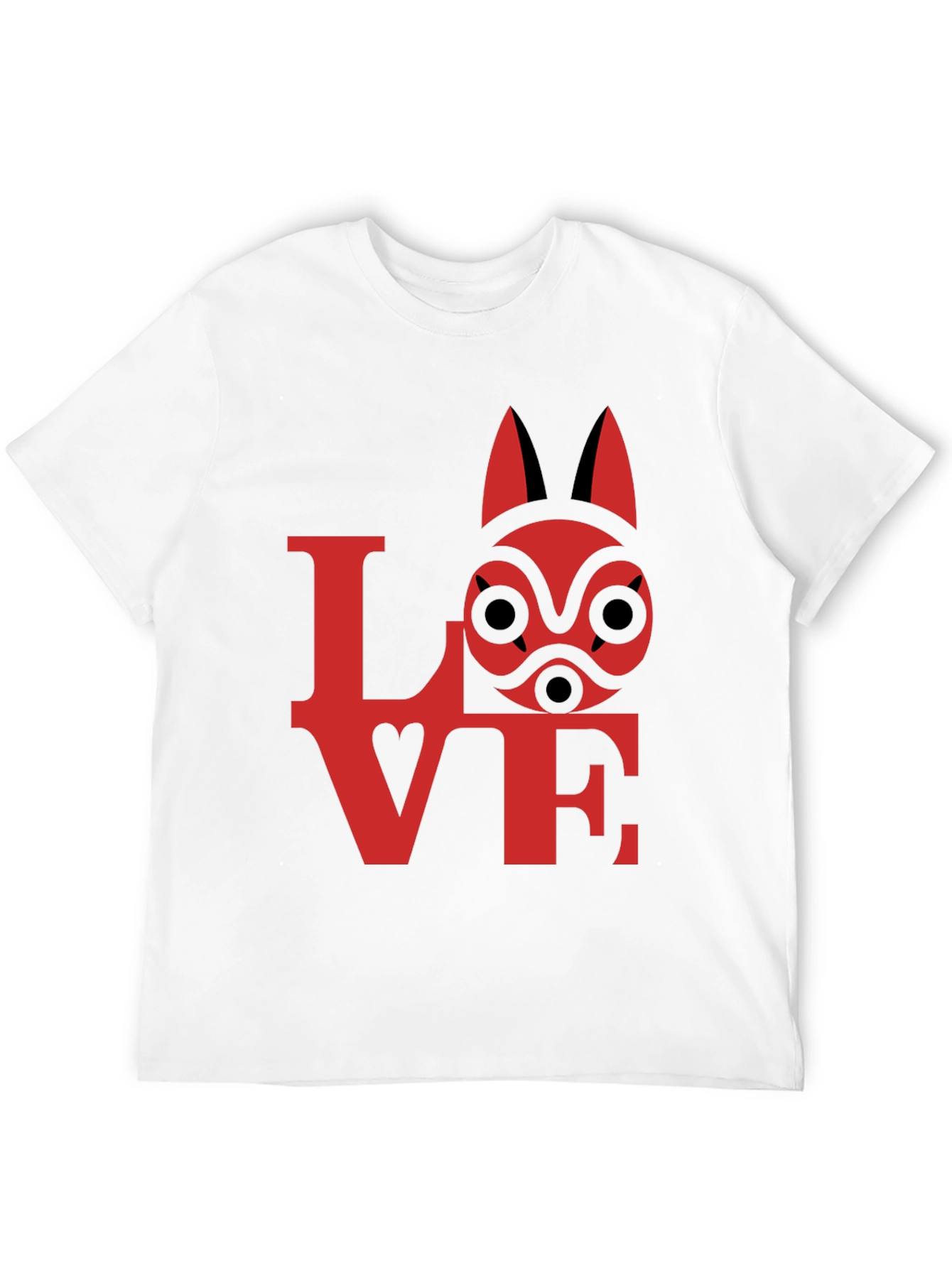 Anime LOVE T-Shirt - Princess Mononoke Style