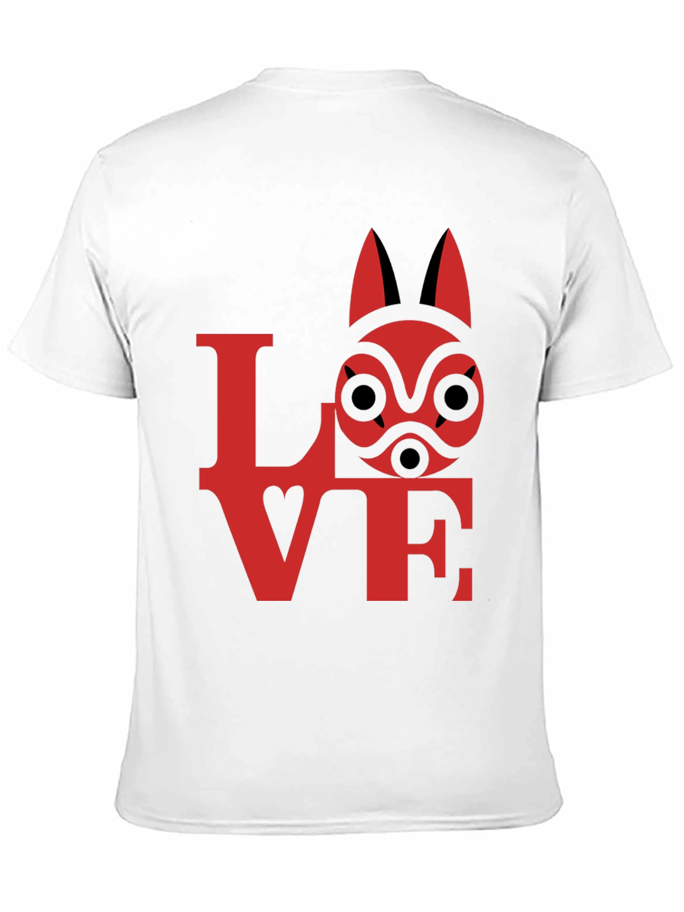 Anime LOVE T-Shirt - Princess Mononoke Style