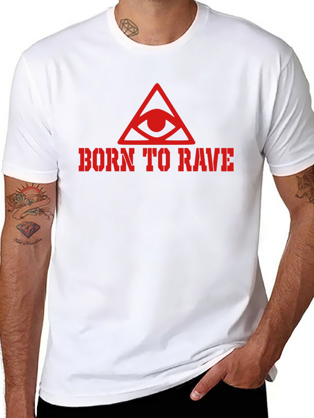 Born To Rave Black T-Shirt