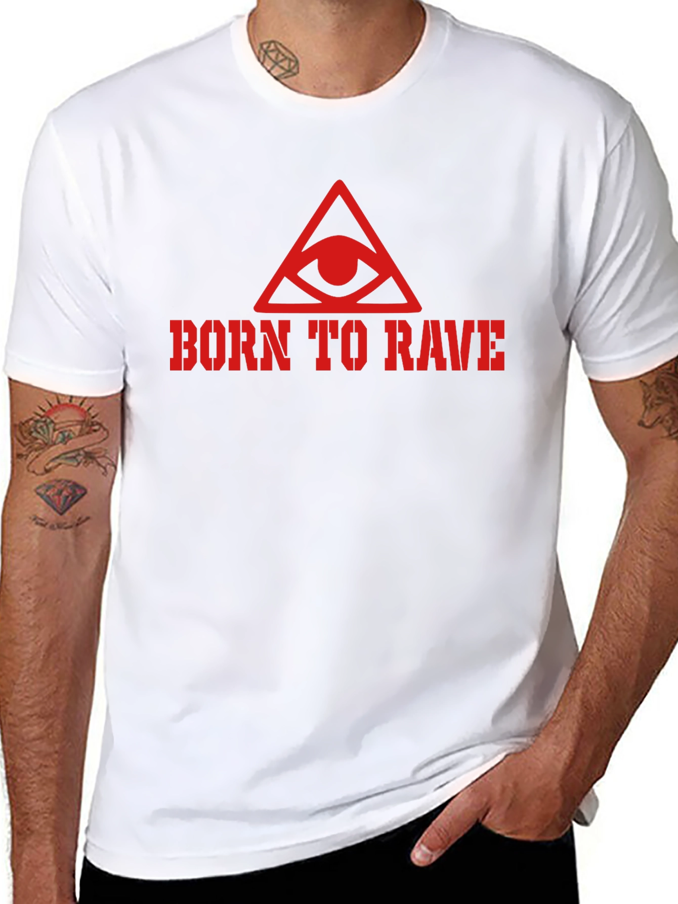 Born To Rave Black T-Shirt