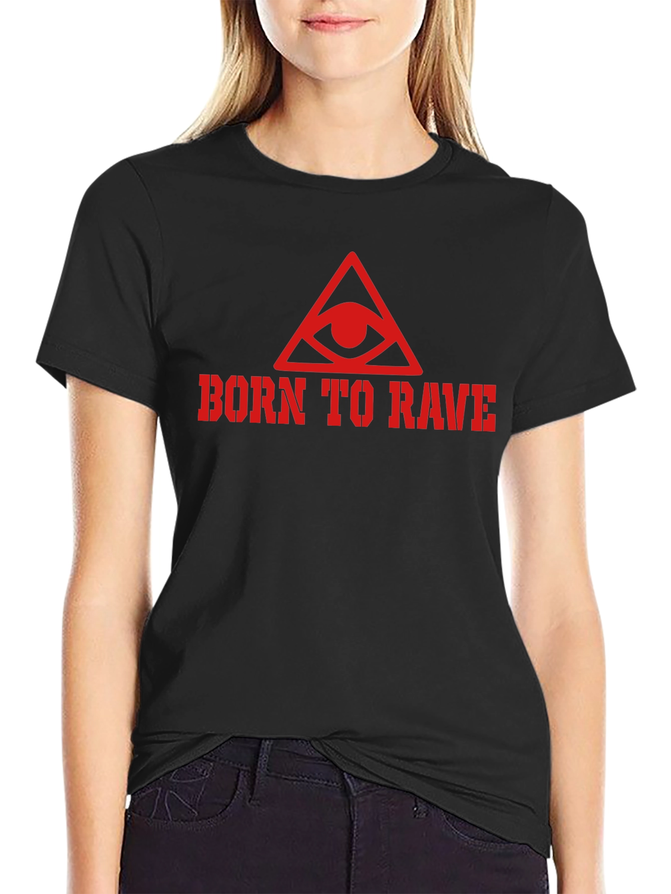 Born To Rave Black T-Shirt