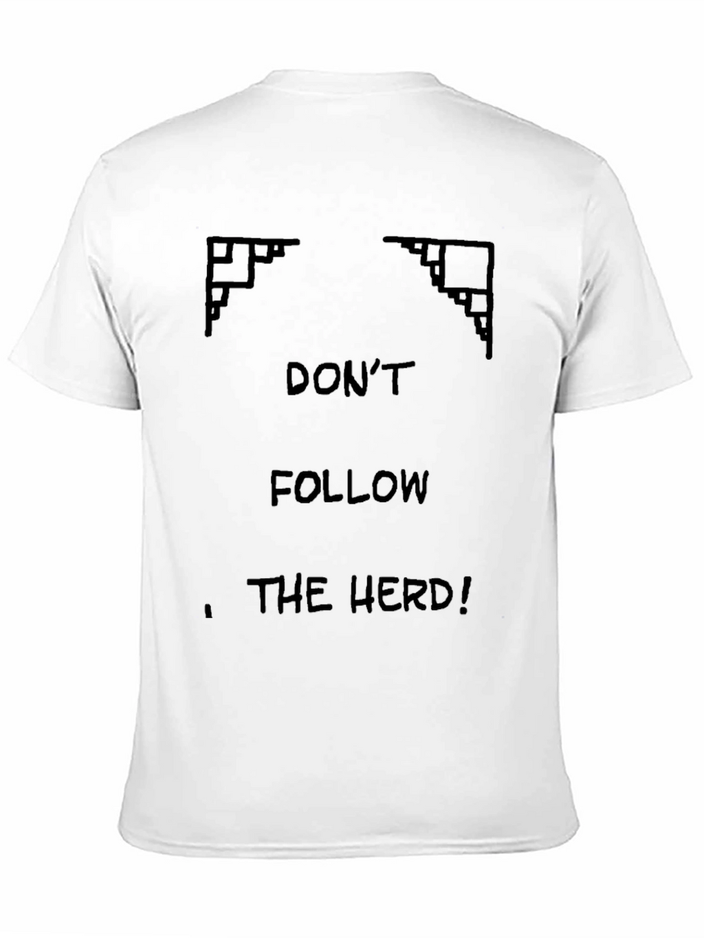 Dont Follow The Herd Black Graphic Tee