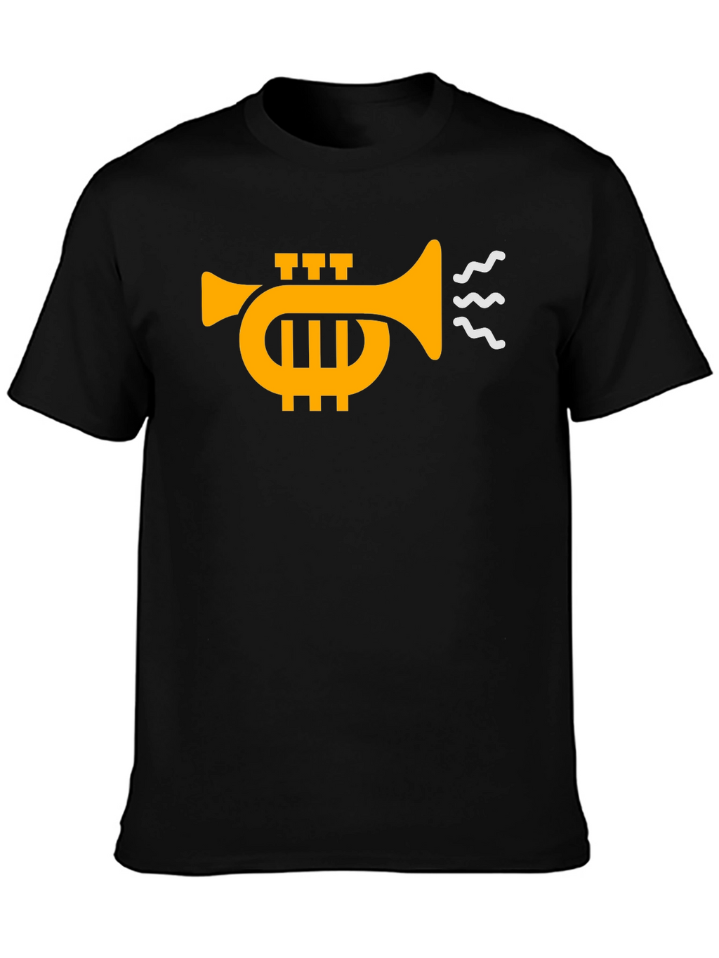 Trumpet Graphic Black T-Shirt