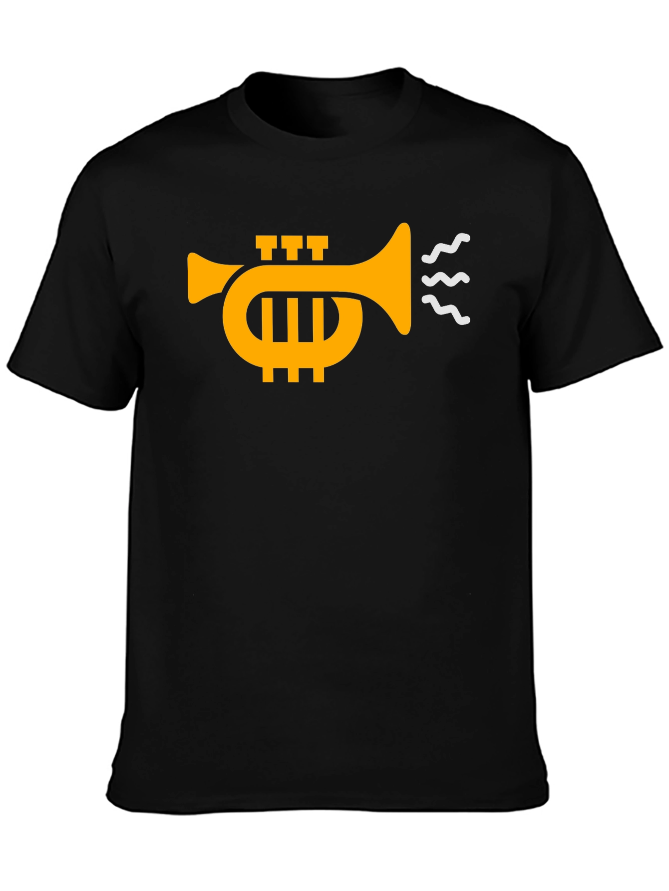 Trumpet Graphic Black T-Shirt