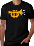 Trumpet Graphic Black T-Shirt