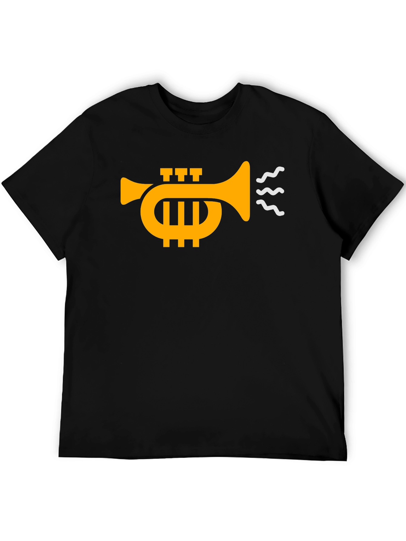 Trumpet Graphic Black T-Shirt