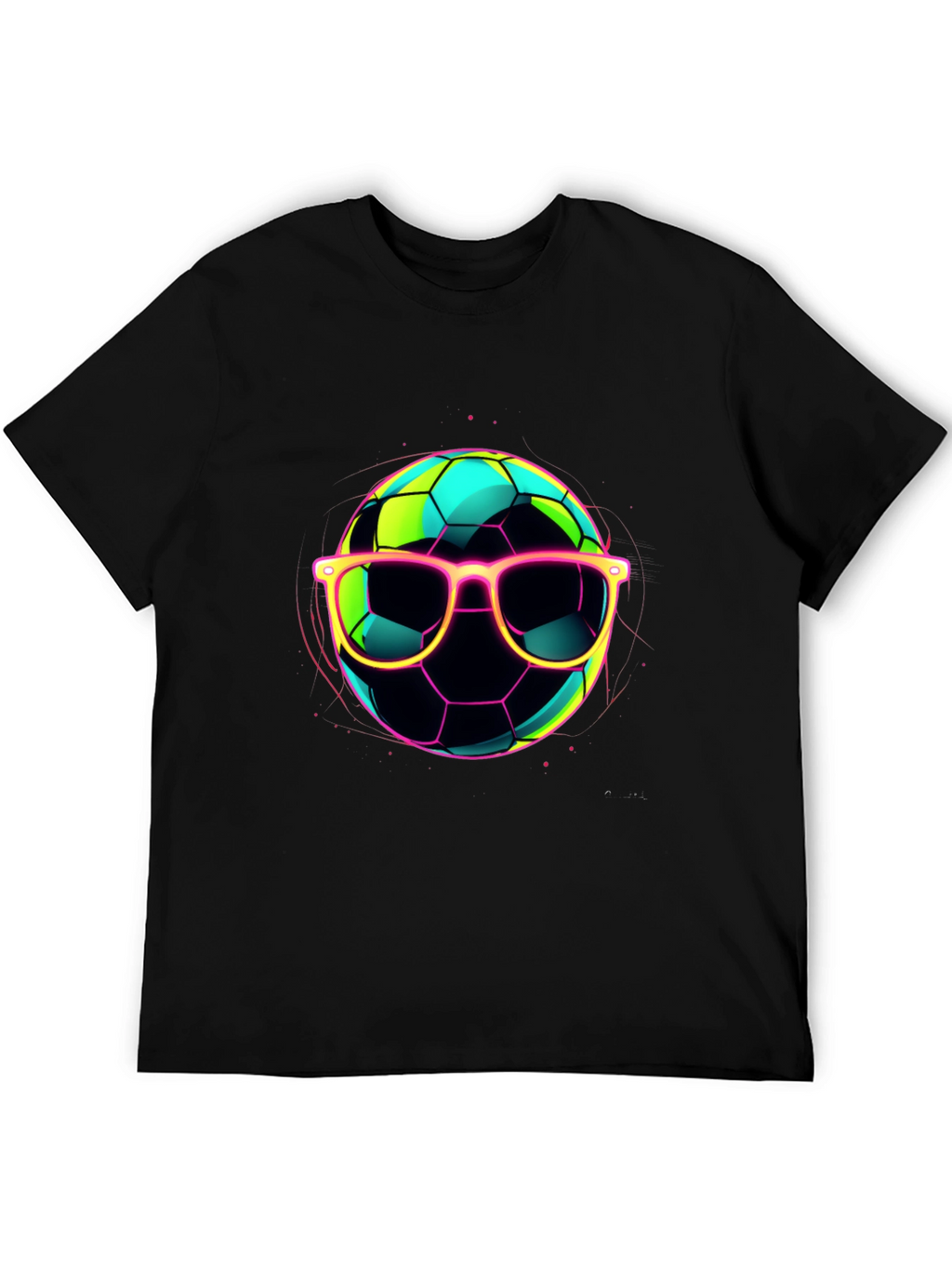 Cool Soccer Ball Graphic T-Shirt