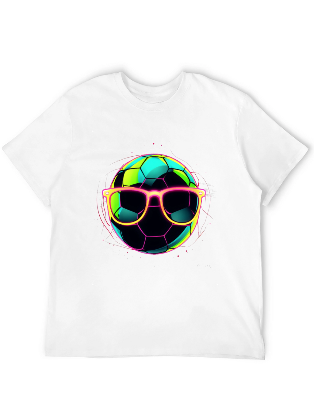 Cool Soccer Ball Graphic T-Shirt