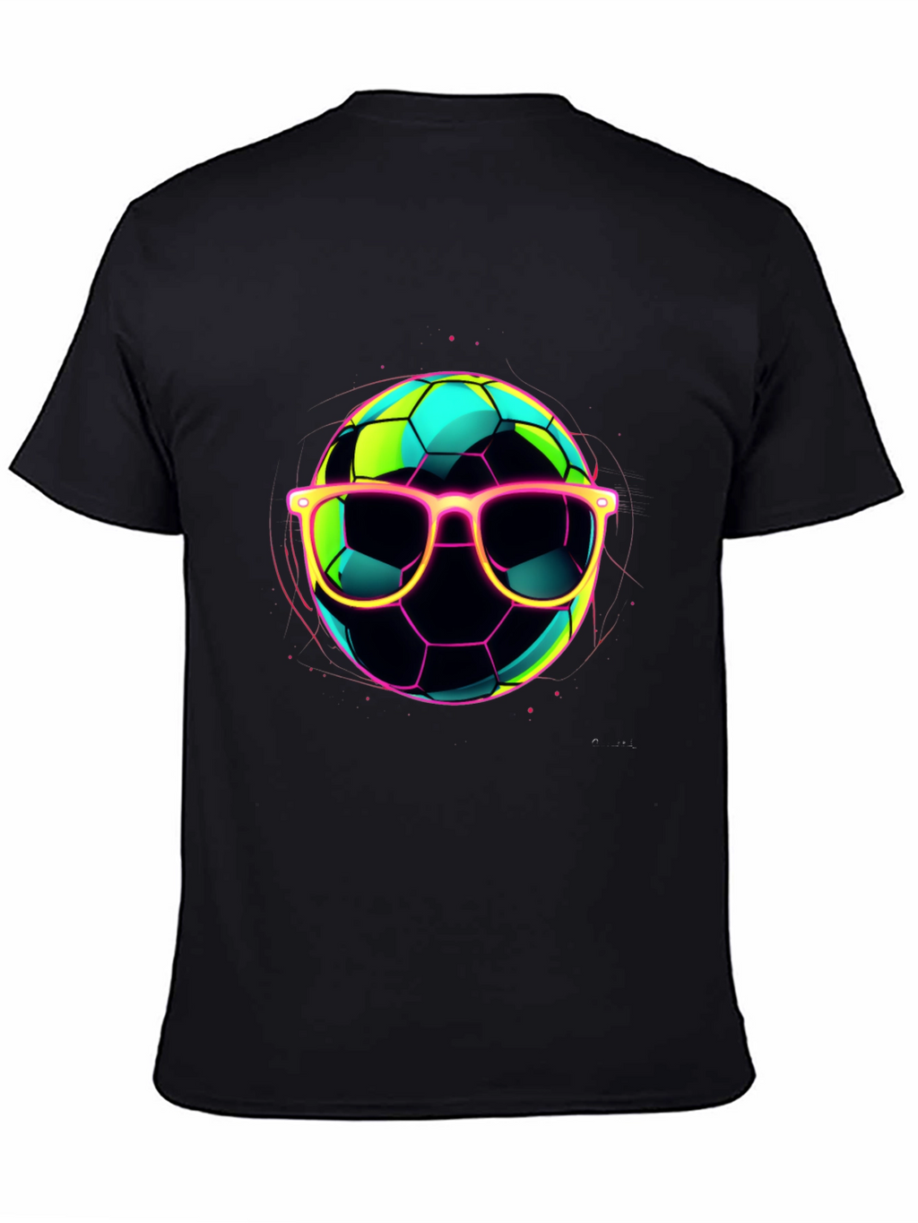 Cool Soccer Ball Graphic T-Shirt