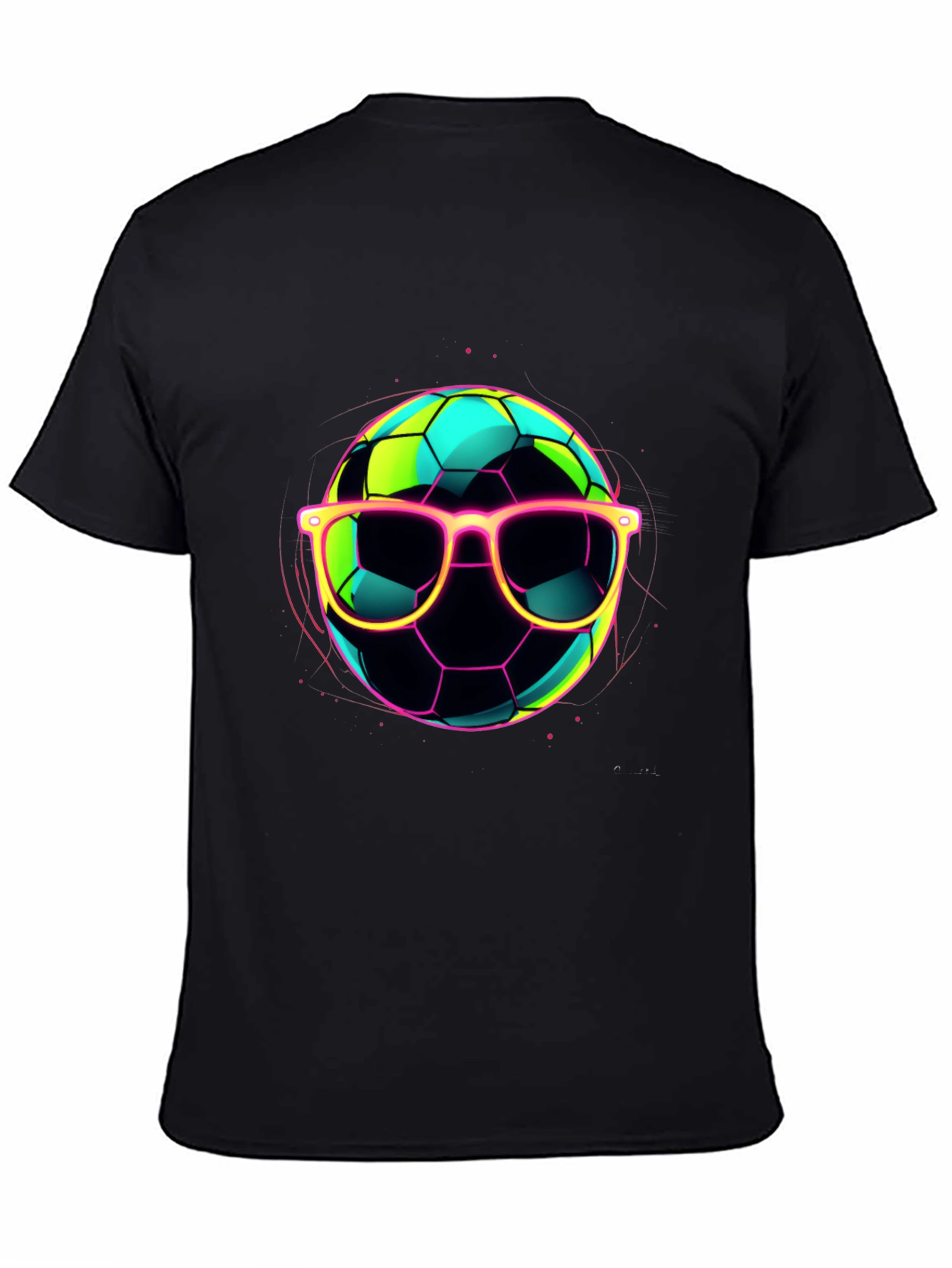 Cool Soccer Ball Graphic T-Shirt