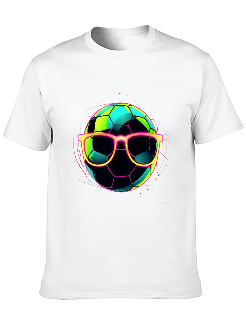 Cool Soccer Ball Graphic T-Shirt