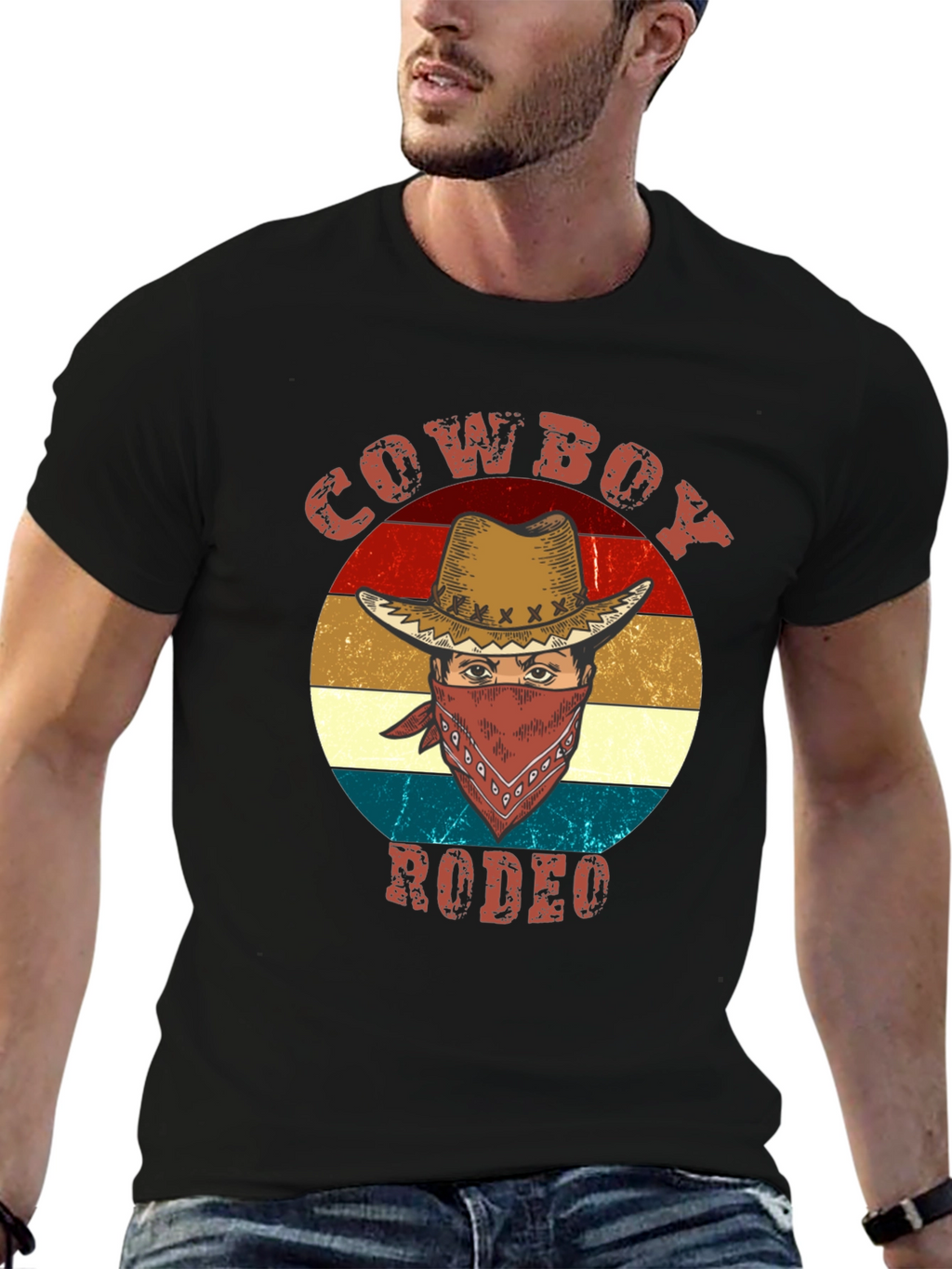 Cowboy Rodeo Graphic T-Shirt