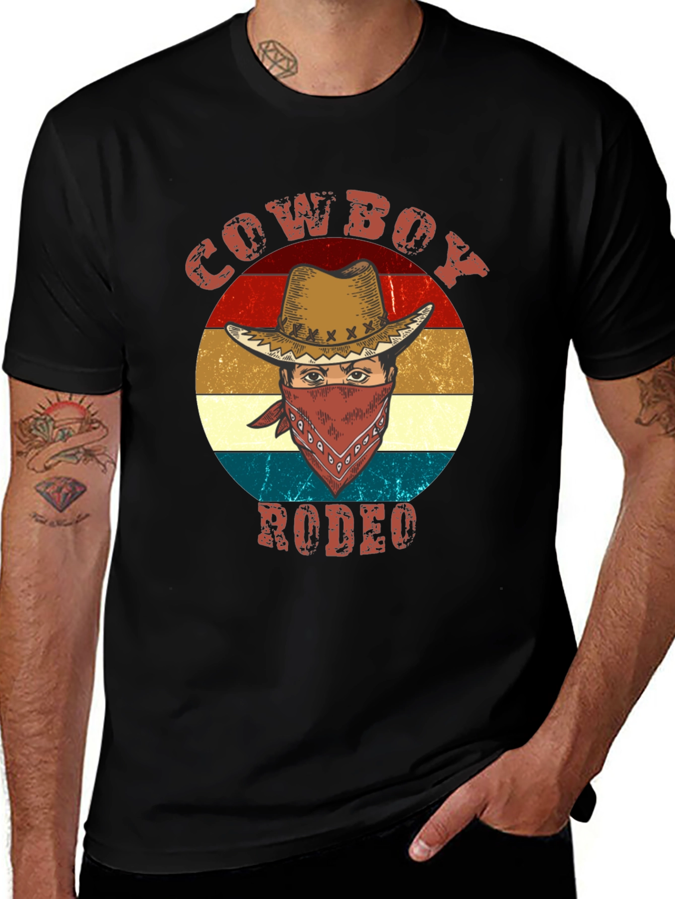 Cowboy Rodeo Graphic T-Shirt