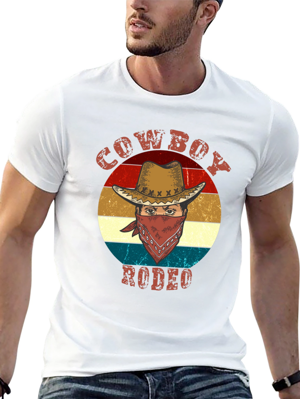 Cowboy Rodeo Graphic T-Shirt