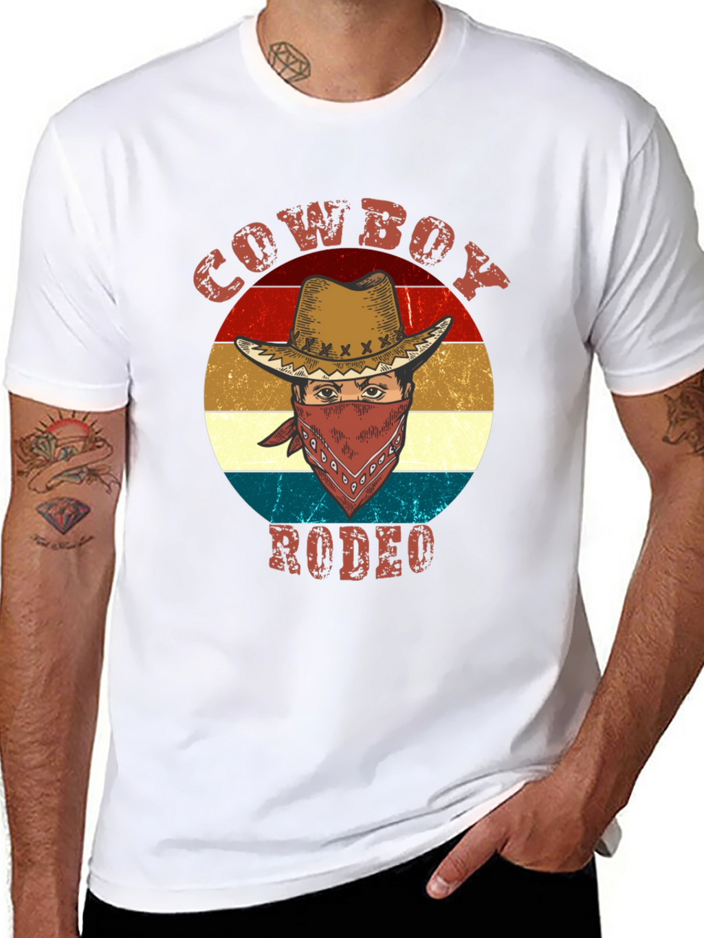 Cowboy Rodeo Graphic T-Shirt