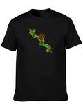 Rose and Ivy Black T-Shirt