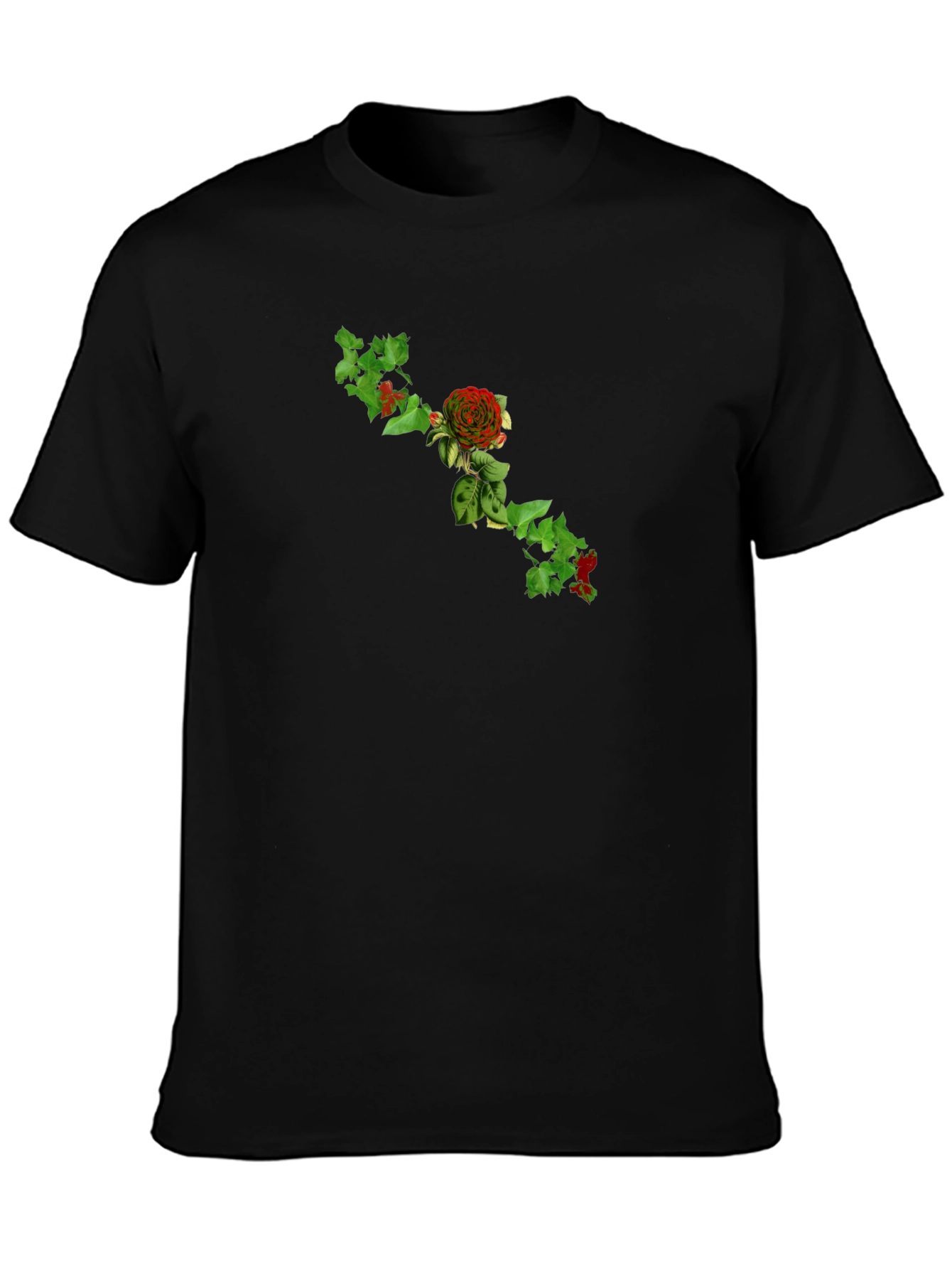 Rose and Ivy Black T-Shirt