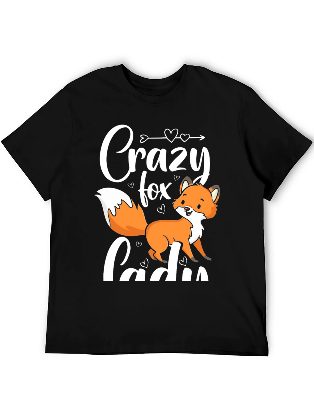 Crazy Fox Lady T-Shirt