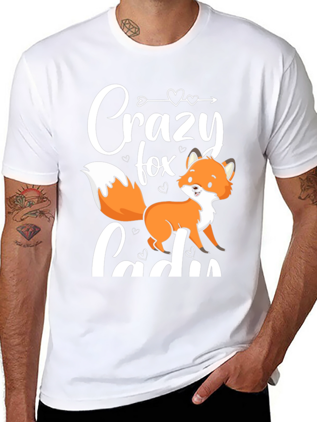 Crazy Fox Lady T-Shirt