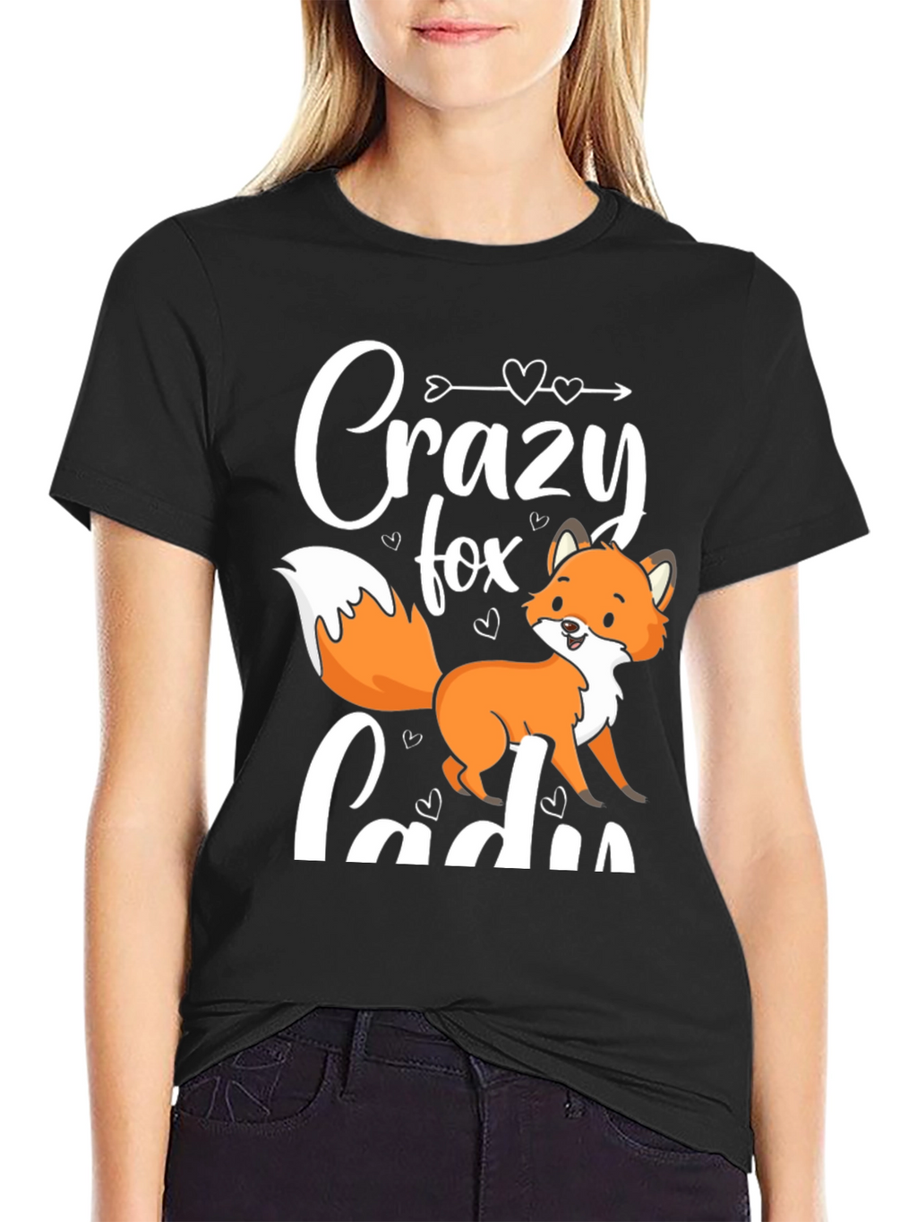 Crazy Fox Lady T-Shirt
