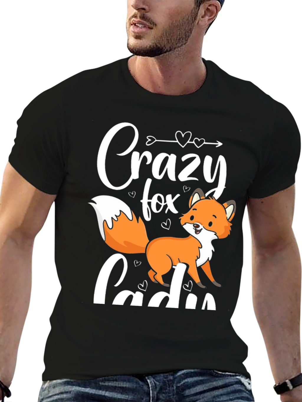 Crazy Fox Lady T-Shirt