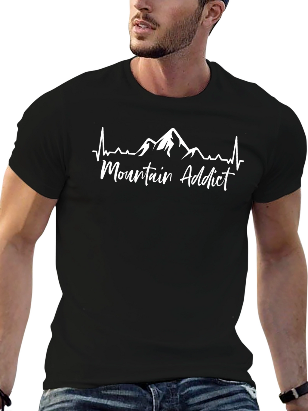 Mountain Addict Black T-Shirt