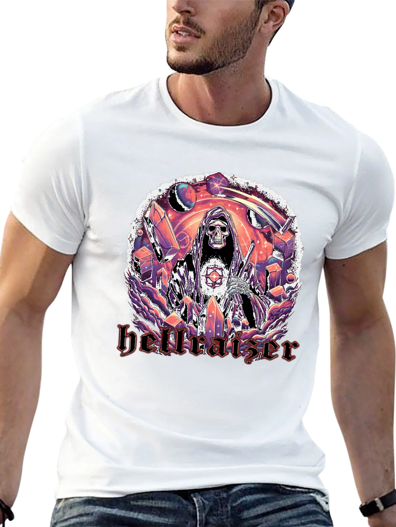 Hellraiser Skeleton Graphic T-Shirt