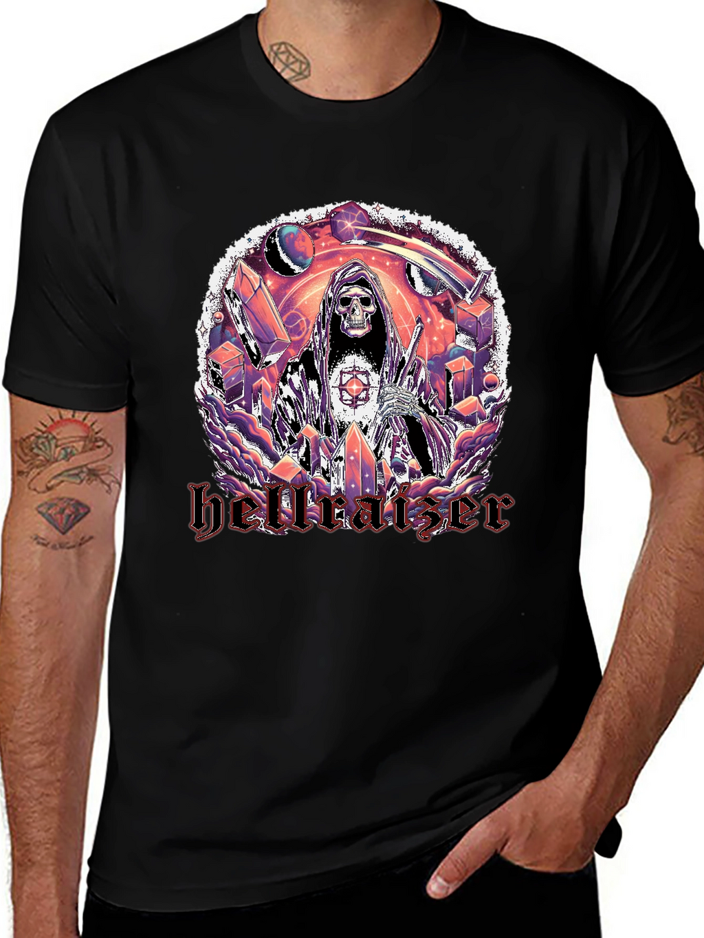 Hellraiser Skeleton Graphic T-Shirt