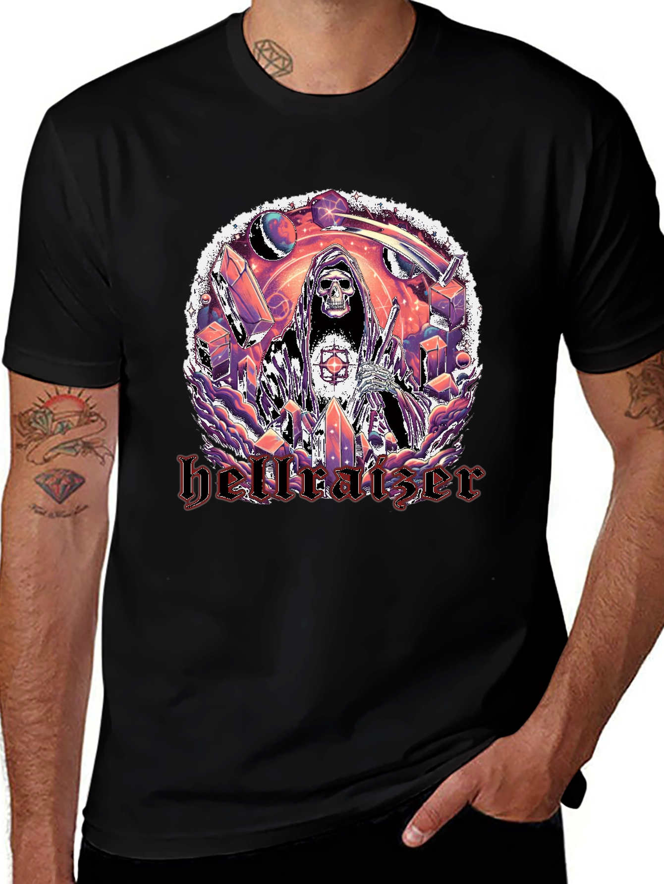 Hellraiser Skeleton Graphic T-Shirt