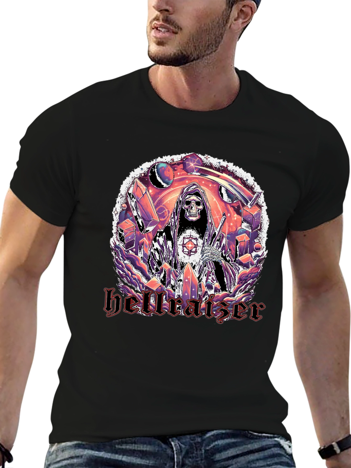 Hellraiser Skeleton Graphic T-Shirt