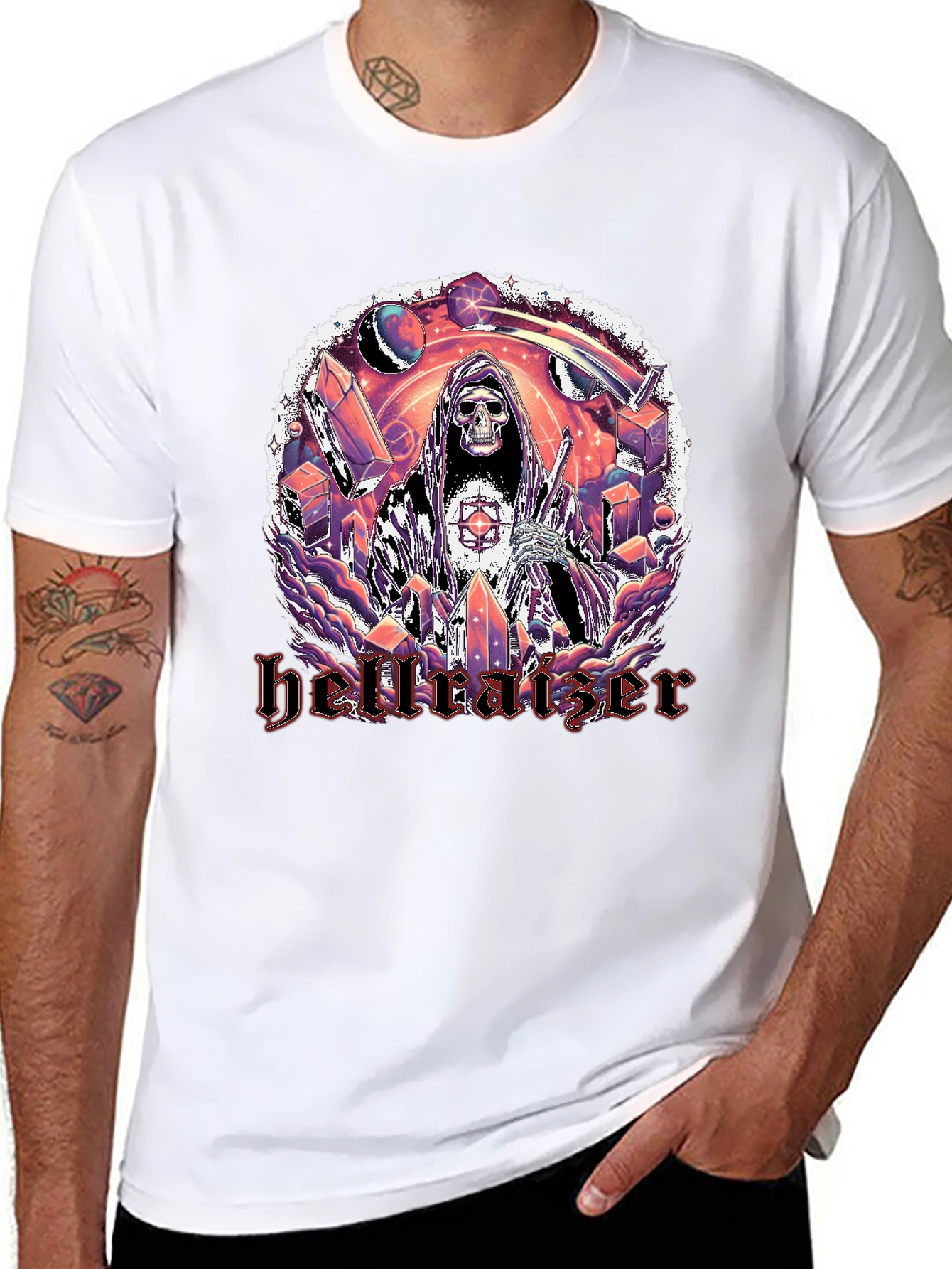 Hellraiser Skeleton Graphic T-Shirt