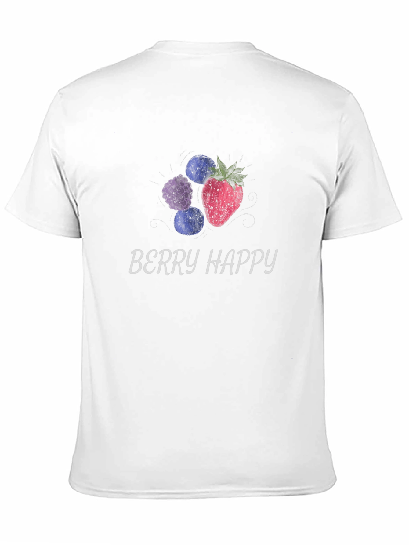 Berry Happy Graphic Tee - Unisex Soft Cotton Shirt