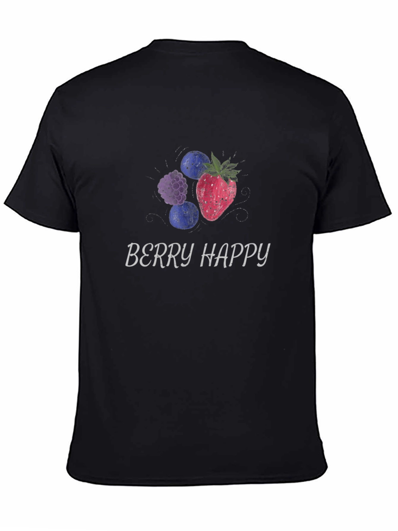 Berry Happy Graphic Tee - Unisex Soft Cotton Shirt