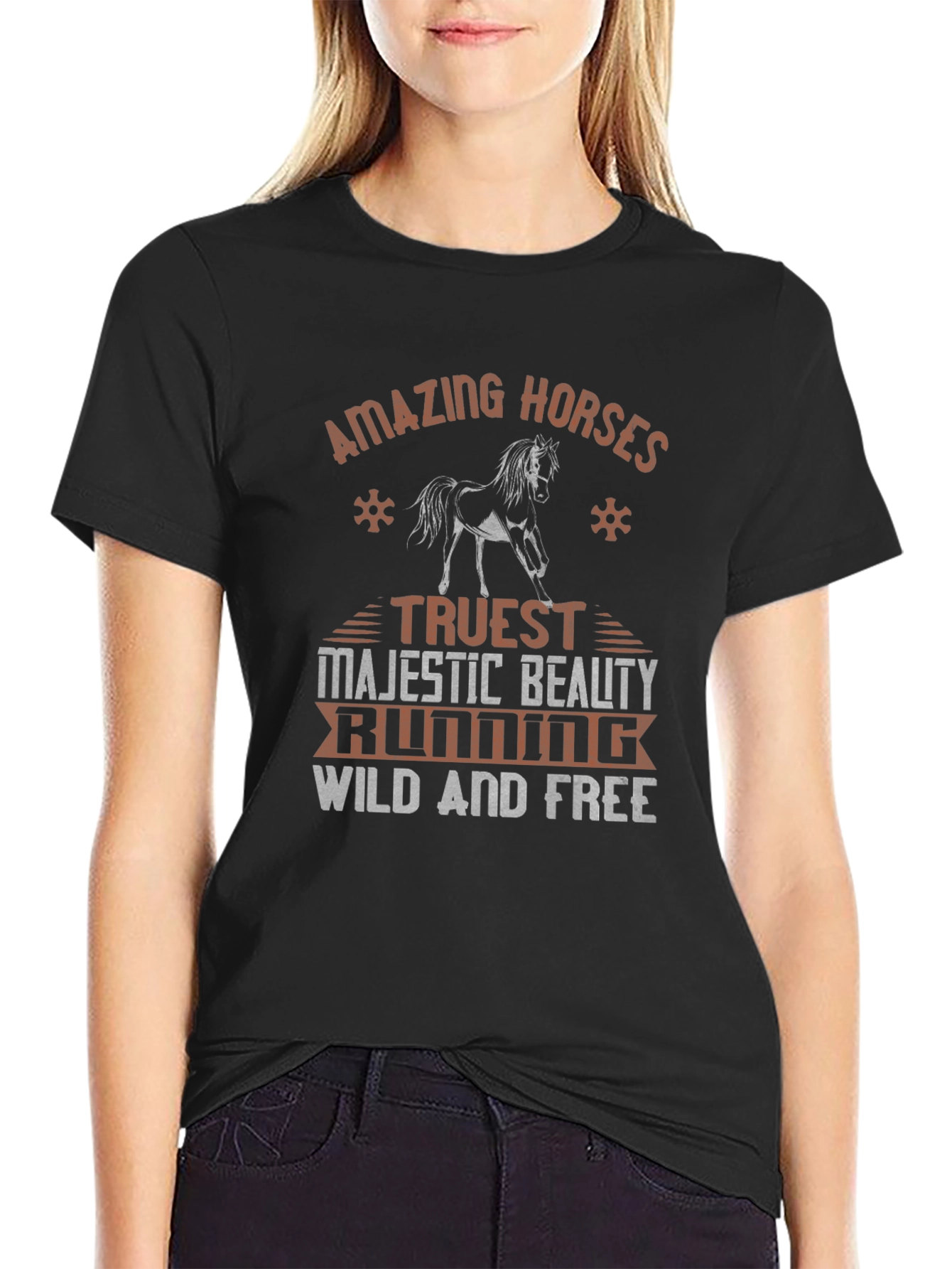 Amazing Horses Graphic Tee - Wild & Free