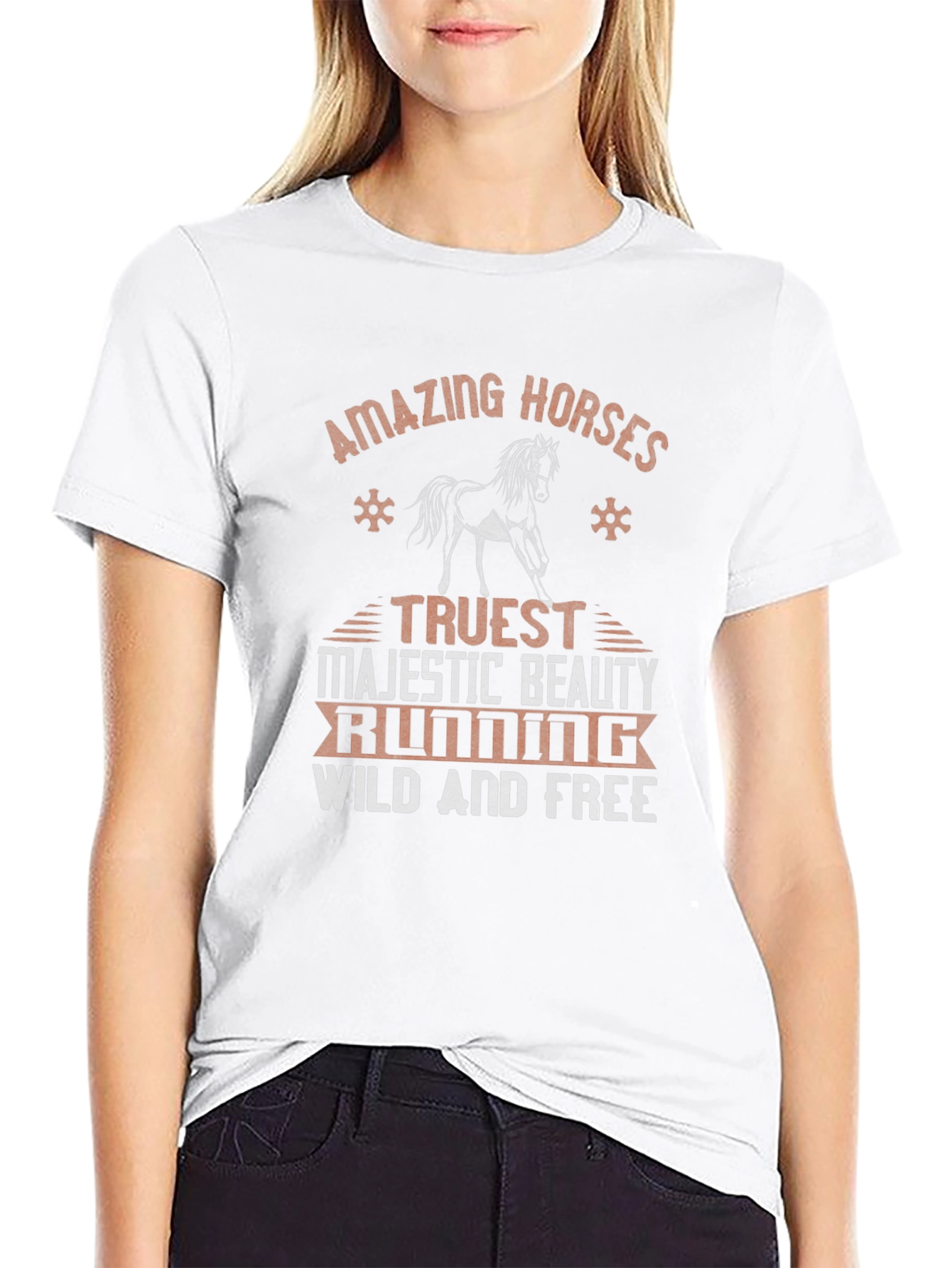 Amazing Horses Graphic Tee - Wild & Free