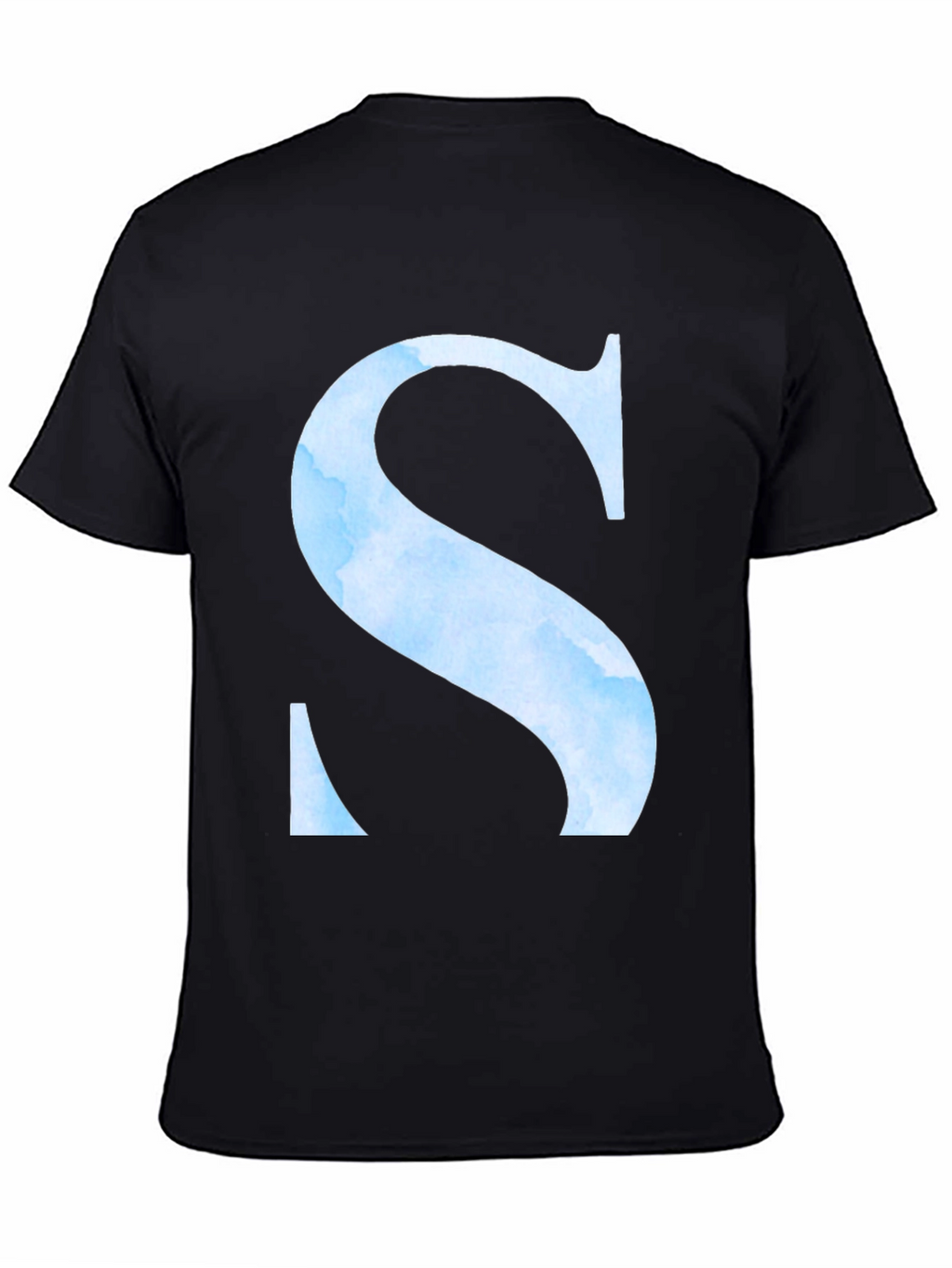 Letter S Graphic T-Shirt - Stylish Initial Tee