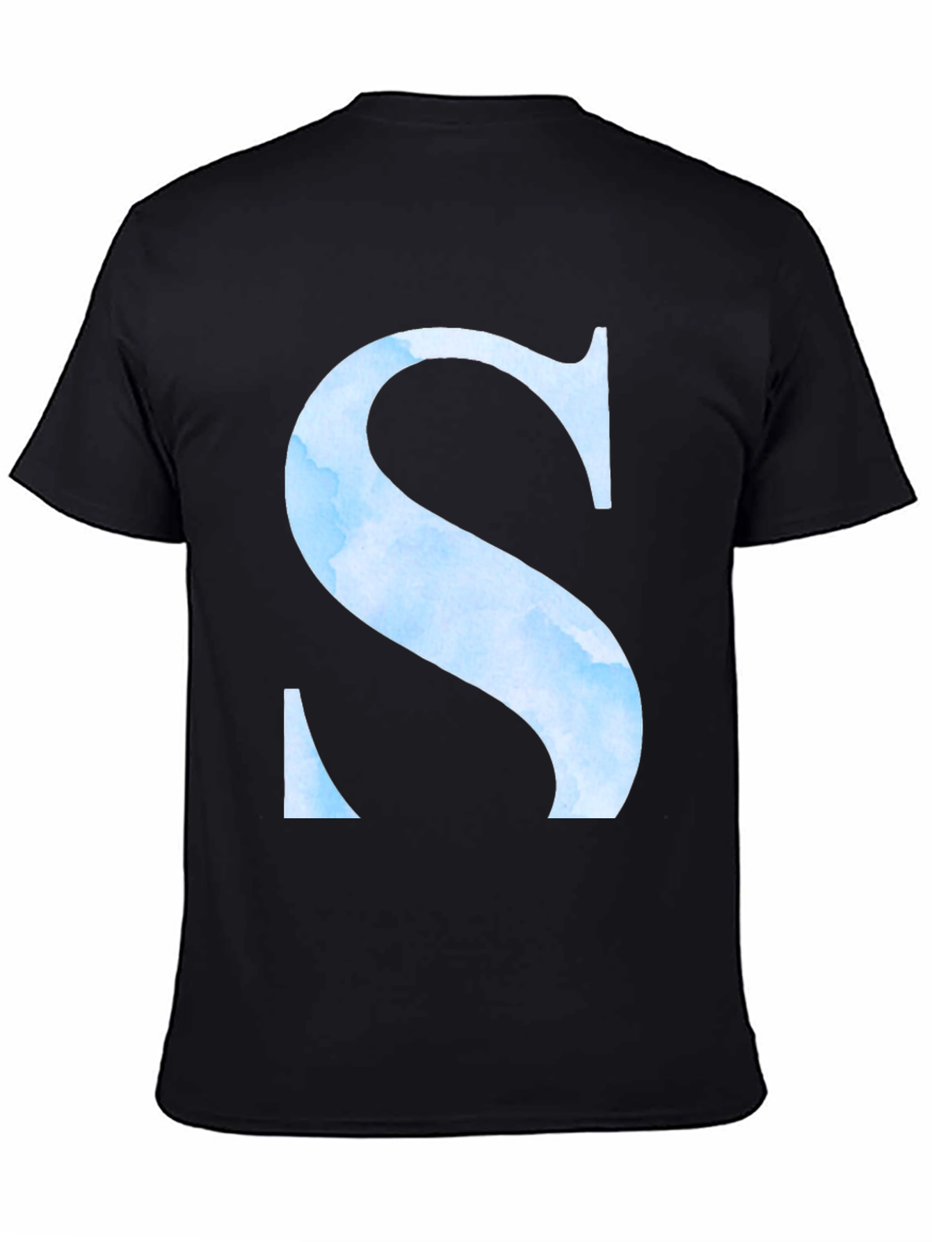 Letter S Graphic T-Shirt - Stylish Initial Tee